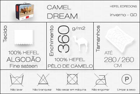 Hefel Camel Dream - Pêlo de camelo