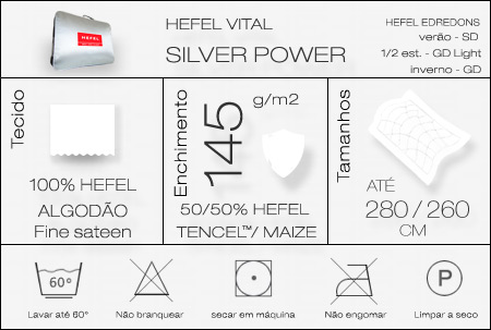 Edredons Hefel Vital Silver Power